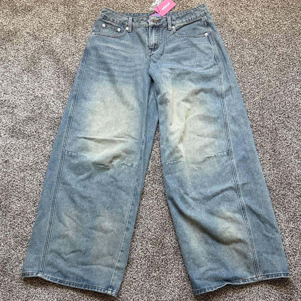 Edikted Blue Vintage Washed